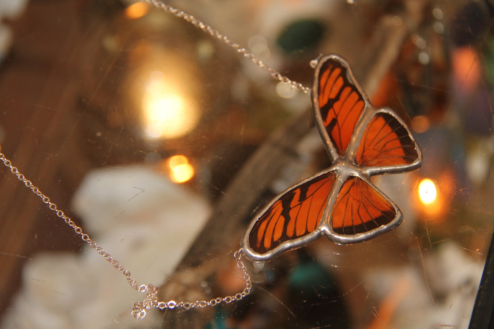 Butterfly wing framing in the shop