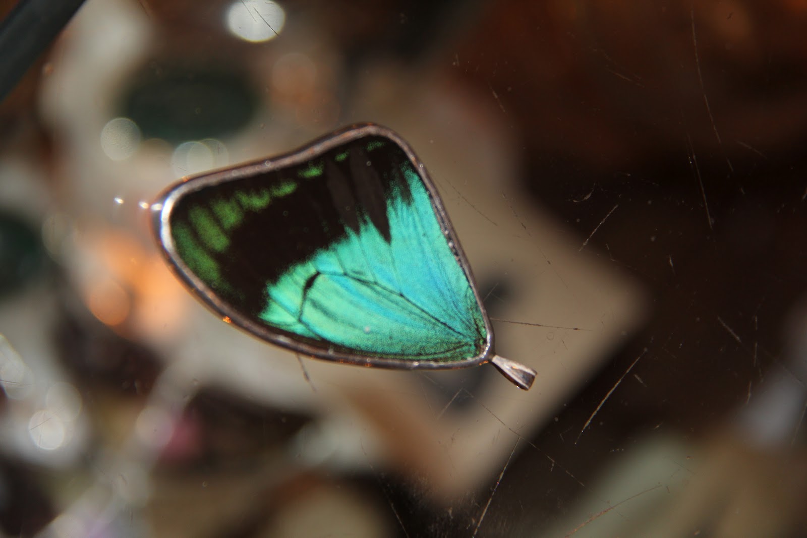 Butterfly wing pendants