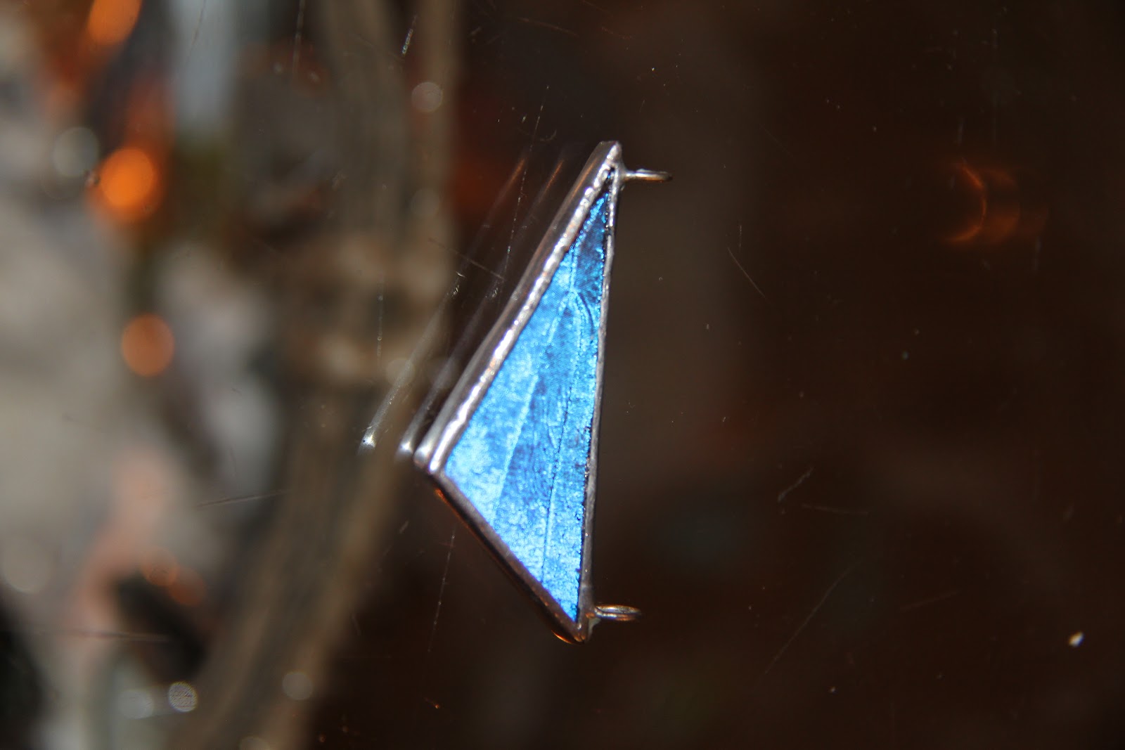 Triangle and small circle Morpho pieces
