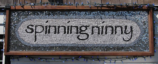 Hand-mosaic Spinning Ninny sign